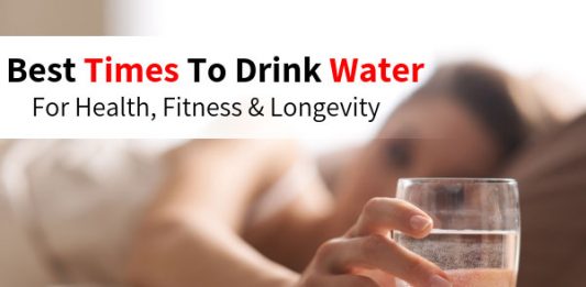 Best Times To Drink Water For Health, Fitness & Longevity