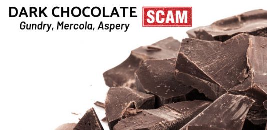 Dark Chocolate Scam - Gundry, Mercola, Aspery, etc.