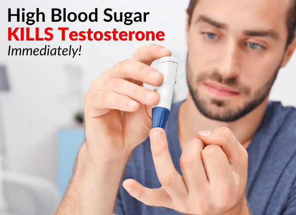 High Blood Sugar KILLS Testosterone, Immediately! - New Clinical Study