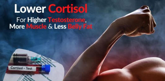 Lower Cortisol For Higher Testosterone, More Muscle & Less Belly Fat