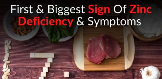 First & Biggest Sign Of Zinc Deficiency & Symptoms