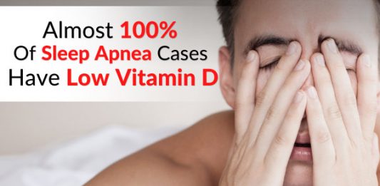 Almost 100% Of Sleep Apnea Cases Have Low Vitamin D