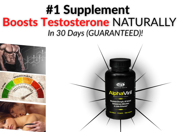 #1 Supplement Boosts Testosterone NATURALLY In 30 Days (GUARANTEED)!
